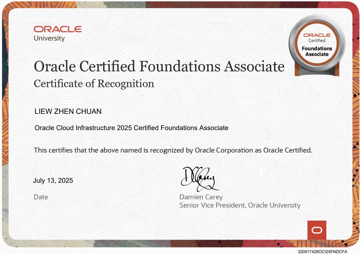 Oracle Data Platform Foundations certification image